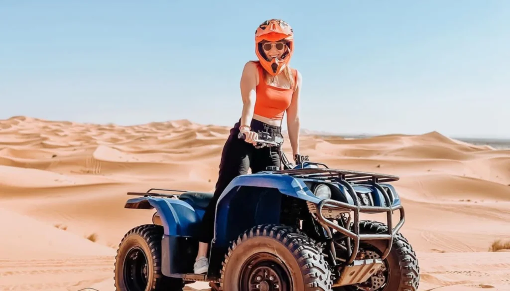1-hour Merzouga ATV quad biking tour in the Erg Chebbi dunes