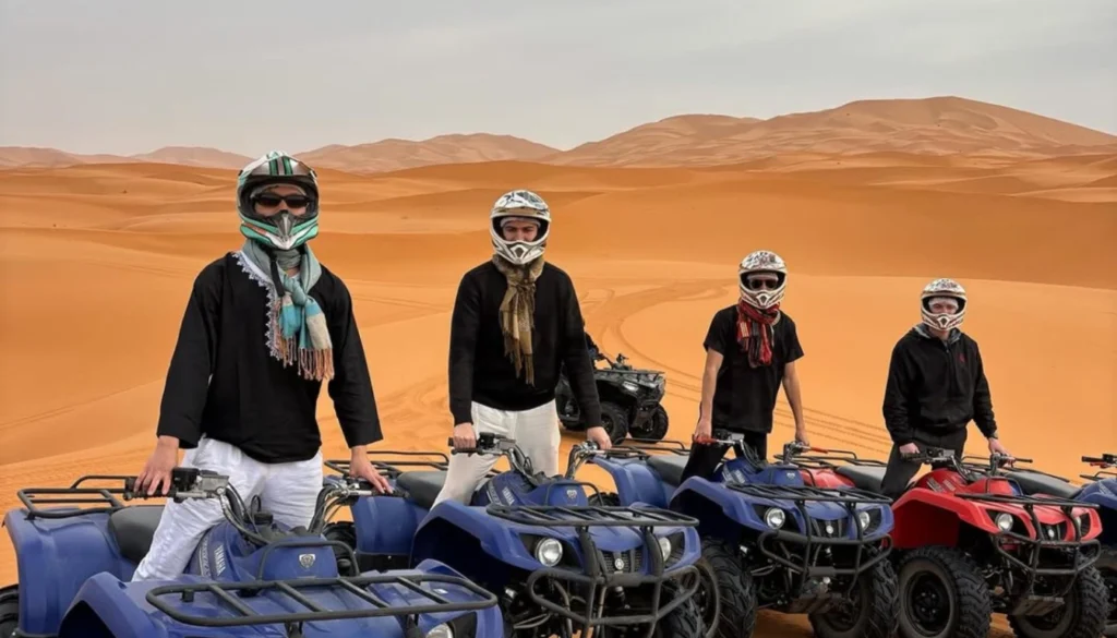 3-hour Merzouga ATV quad biking expedition across Erg Chebbi dunes